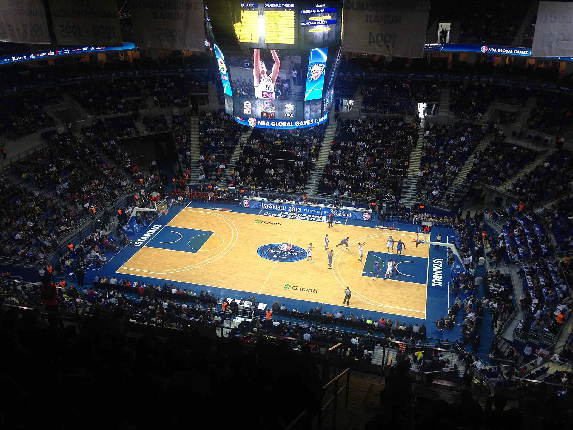Oklahoma City Thunder in game action