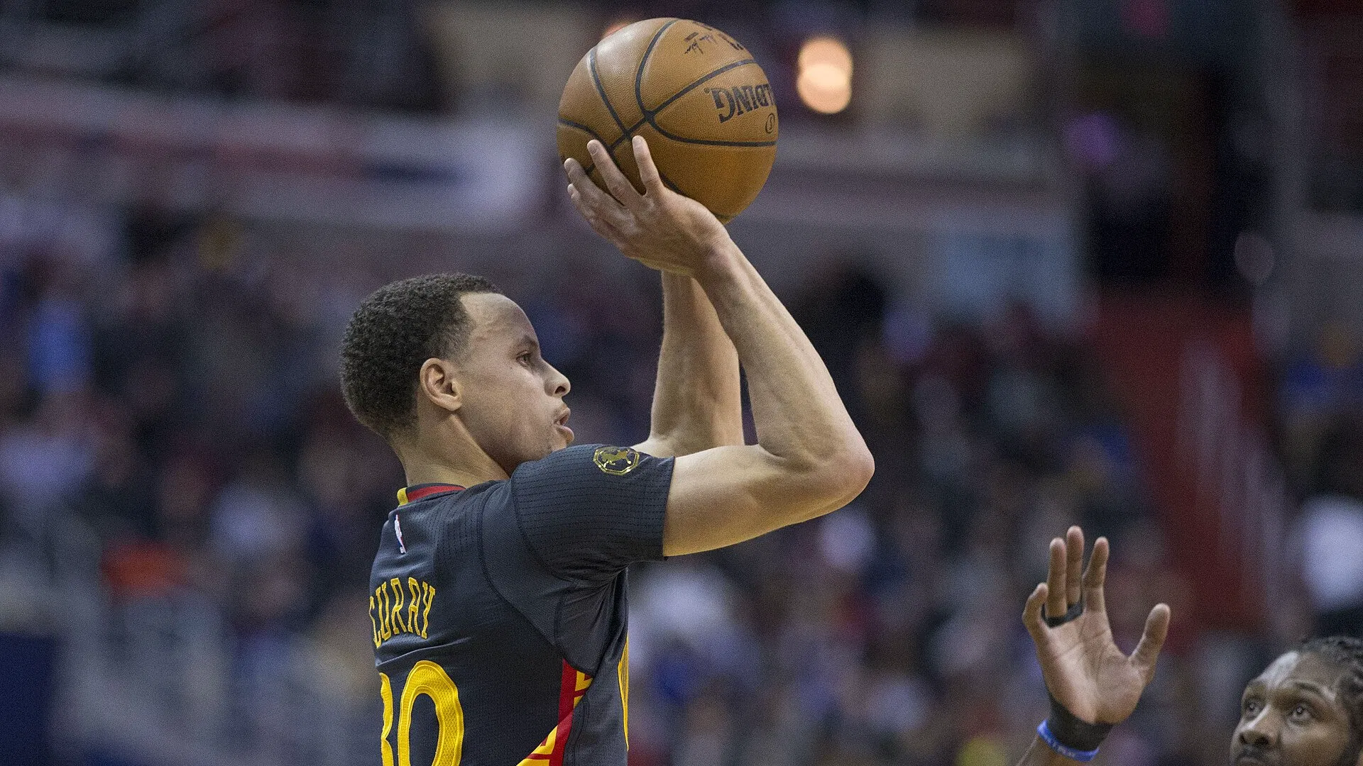 Stephen Curry during a Golden State Warriors game