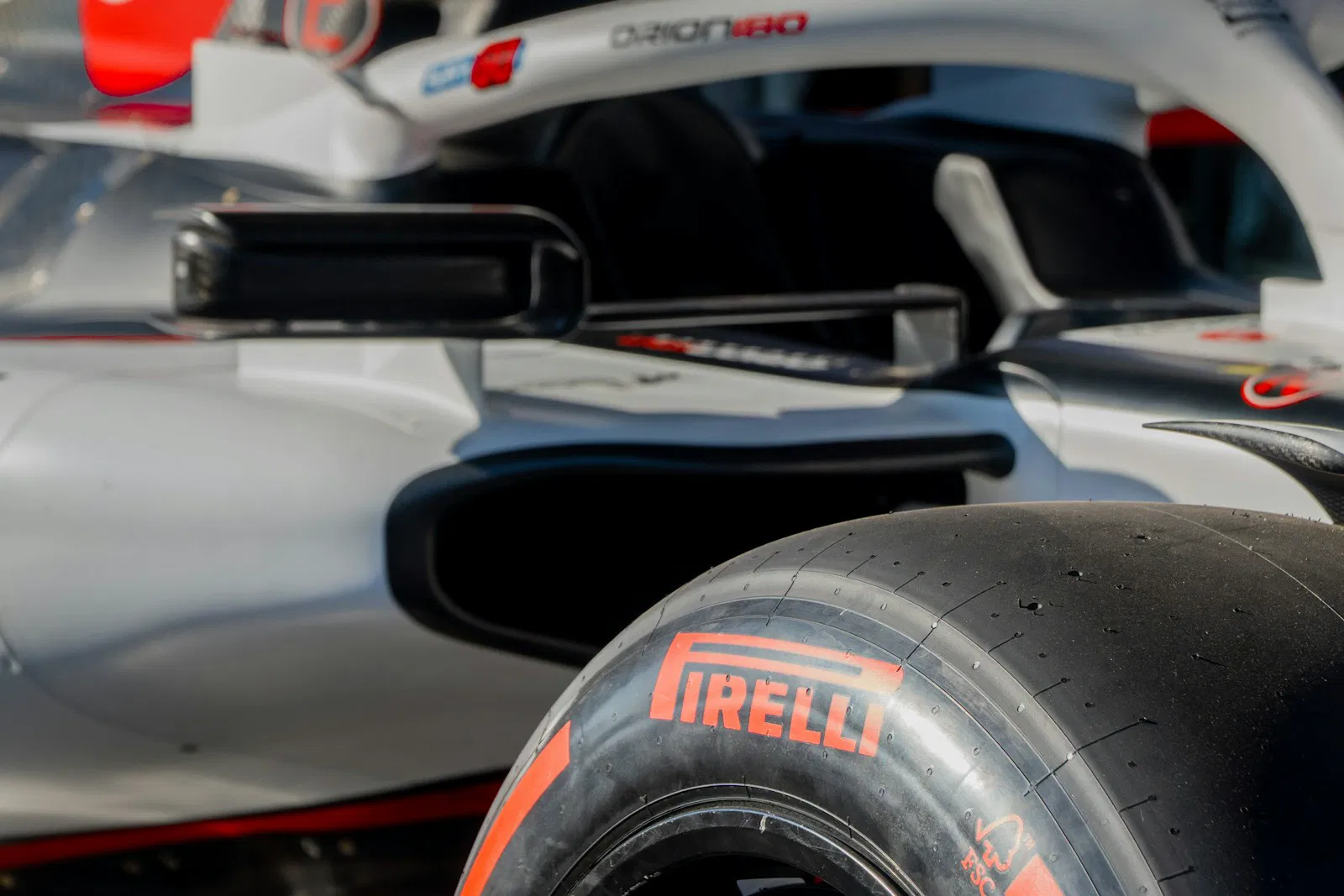 Formula 1 race car close-up